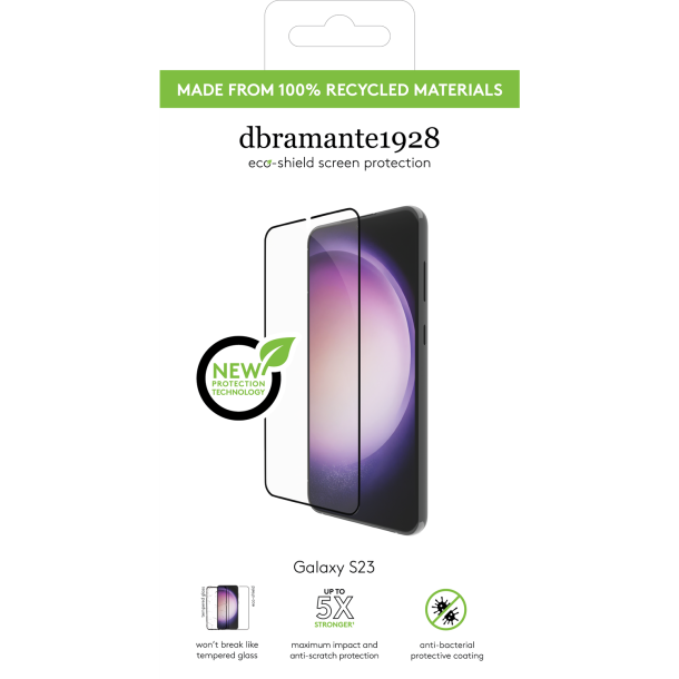 eco-shield - Galaxy S23, Black edge