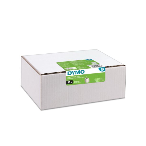 LabelWriter 36mm x 89mm std. address labels (12 pack)