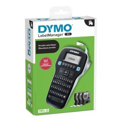 DYMO LabelManager 160 Labelprinter Valuepack m/ 3x12mm Labeltape