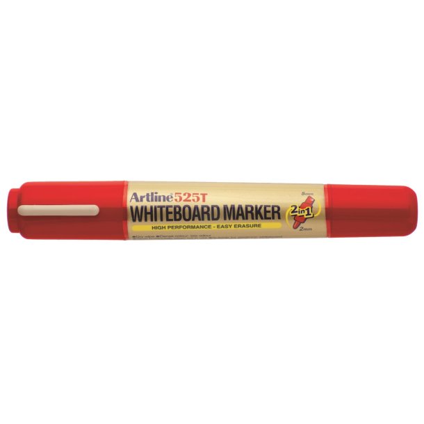 Whiteboard Marker Artline 525T 2-i-1 rd