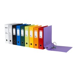 Brevordner Strong-Line A4 80mm sort