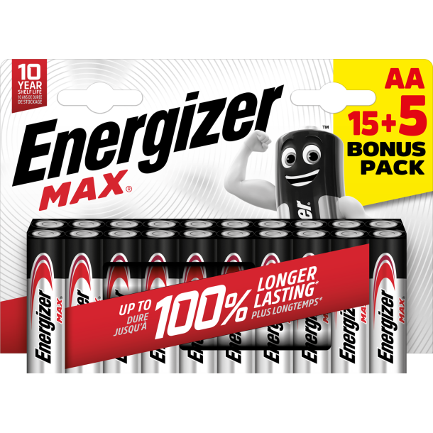 Energizer AA MAX (20stk)