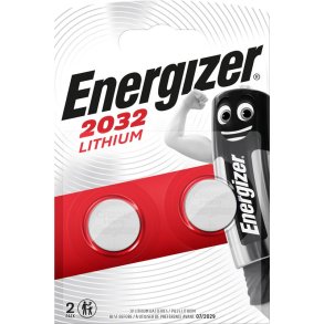 Energizer CR2032 Lithium batteri (2stk)