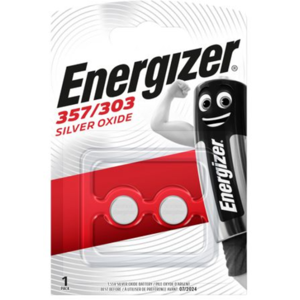Energizer 357/303 Silver Oxide (2stk)