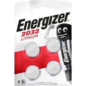 Energizer CR2032 Lithium batteri (4stk)