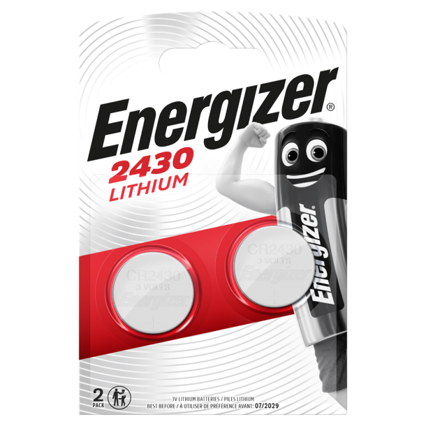 Energizer CR2430 Lithium batteri (2stk)