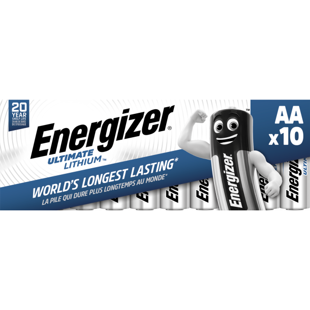 Energizer AA Ultimate Lithium (10stk)