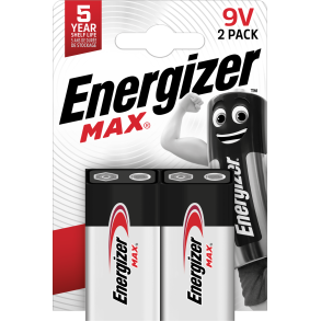 Energizer 9V MAX (2stk)