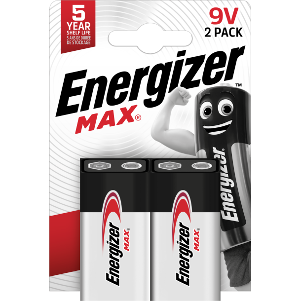 Energizer 9V MAX (2stk)