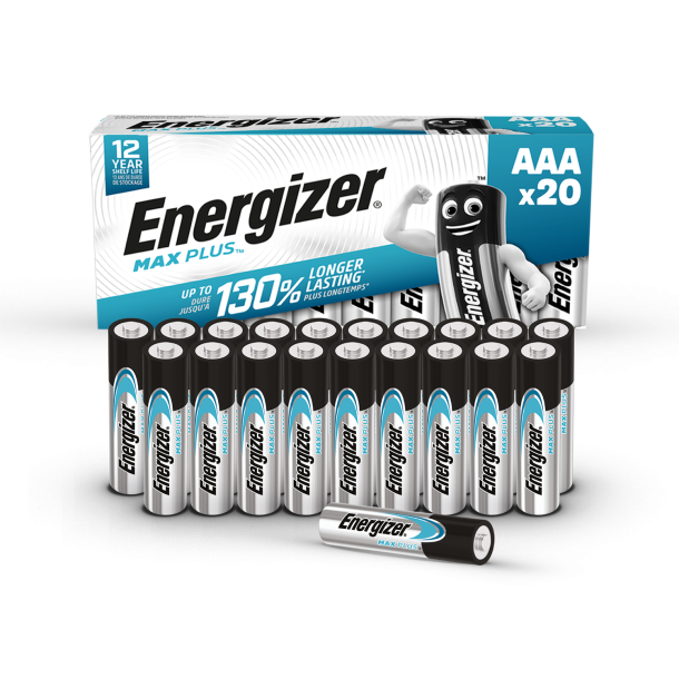 Energizer AAA Max Plus (20stk)
