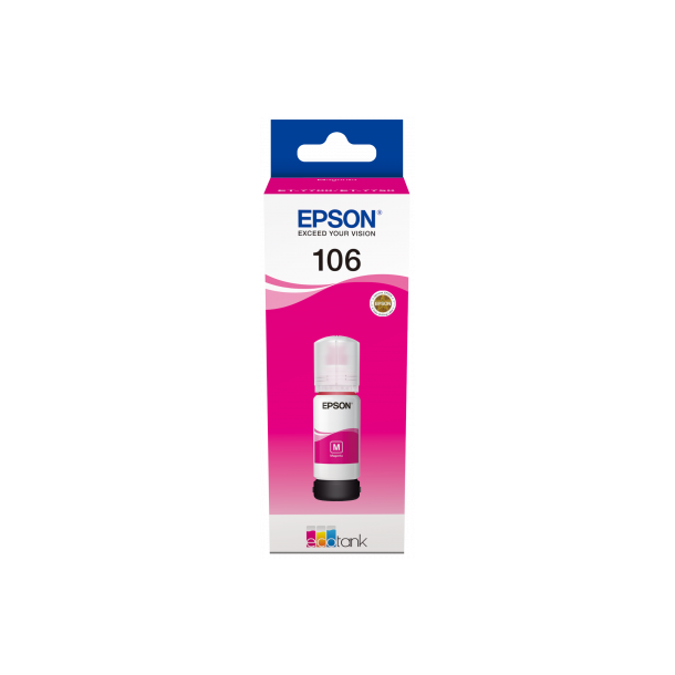 T106 EcoTank Magenta Ink bottle