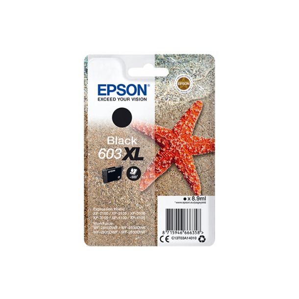 T03U Black 603XL Ink Cartridge