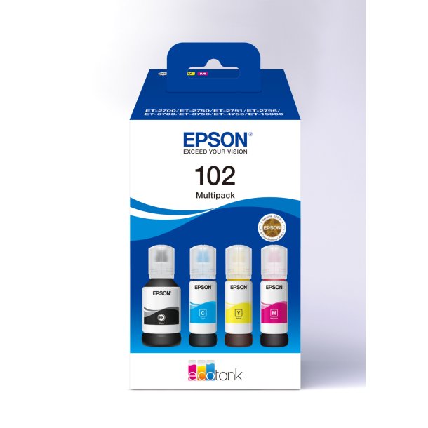T102 EcoTank 4-colour Multipack