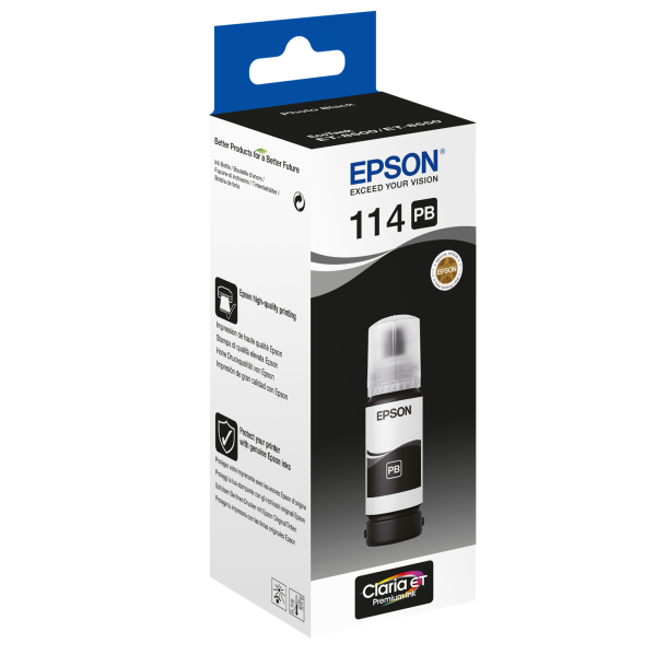 114 EcoTank Photo Black Ink bottle