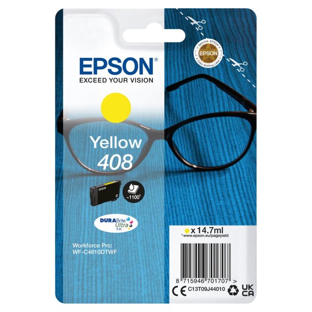 Epson 408 Yellow Ink cartridge