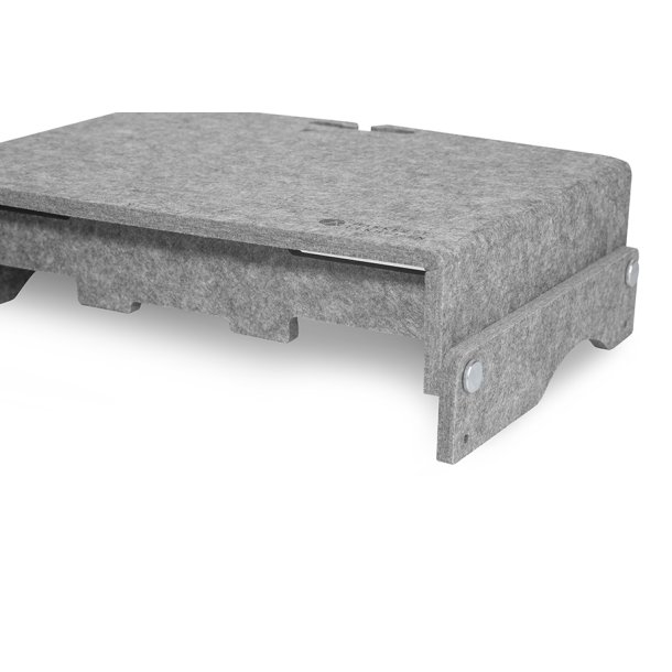 Q-riser 110 Circular Monitor Stand Grey