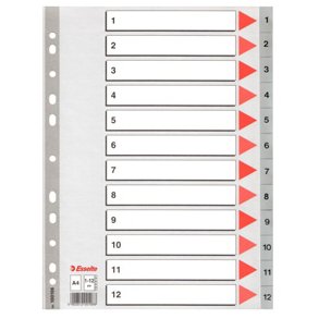 Register PP A4 1-12 gr