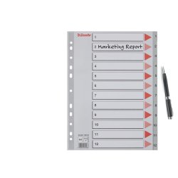 Register PP A4 1-12 gr