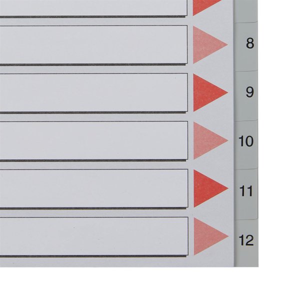 Register PP A4 1-12 gr