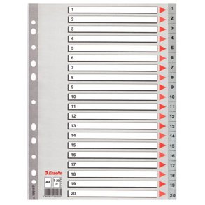 Register PP A4 1-20 gr