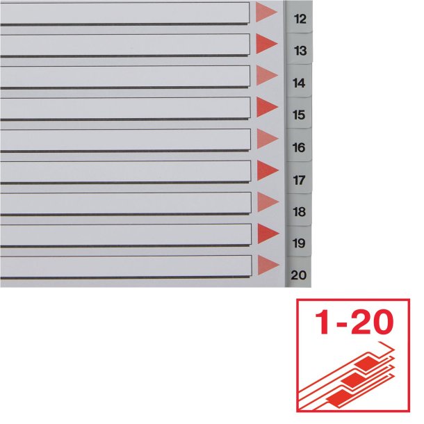 Register PP A4 1-20 gr