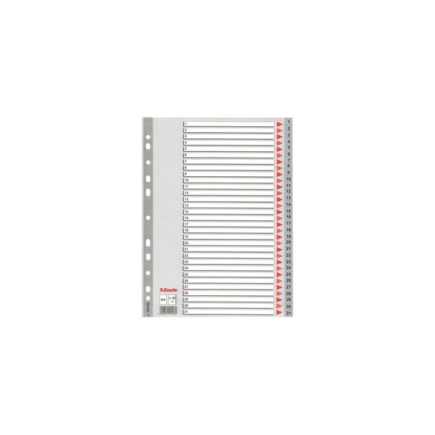 Register PP A4 1-31 gr