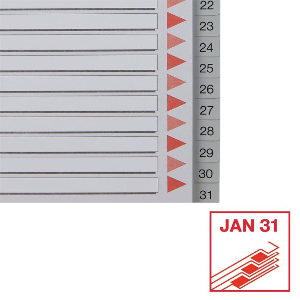 Register PP A4 1-31 gr