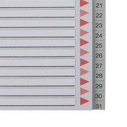 Register PP A4 1-31 gr