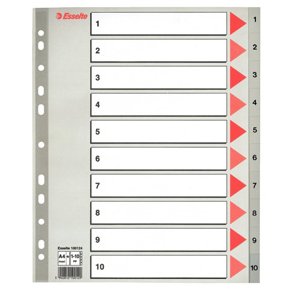 Register PP A4 maxi 1-10 gr