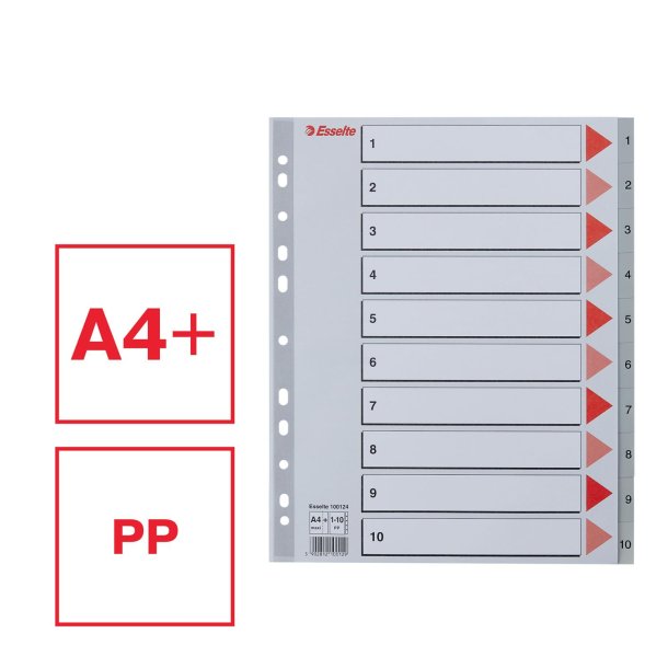 Register PP A4 maxi 1-10 gr