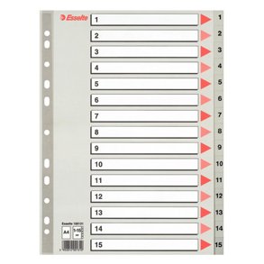 Register PP A4 1-15 gr