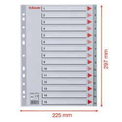 Register PP A4 1-15 gr