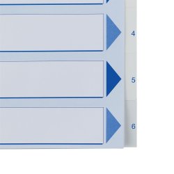 Register PP A4 1-6 hvid