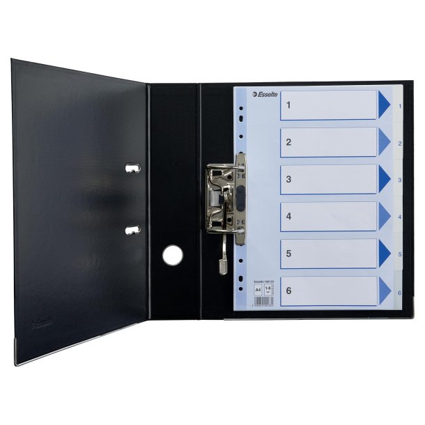 Register PP A4 1-6 hvid