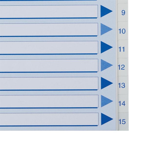 Register PP A4 1-15 hvid