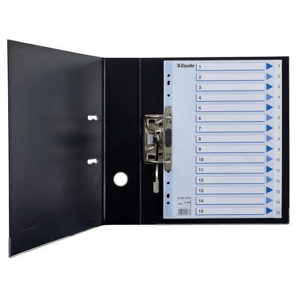 Register PP A4 1-15 hvid