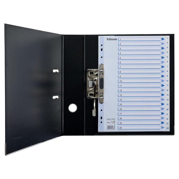 Register PP A4 1-20 hvid