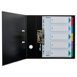 Register Mylar karton A4 1-5