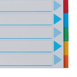 Faneblade karton A4 10-delt