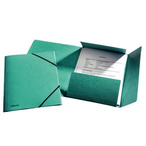 3-klap elastikmappe A4 grn