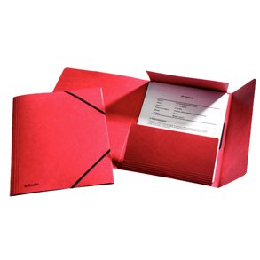 3-klap elastikmappe A4 rd