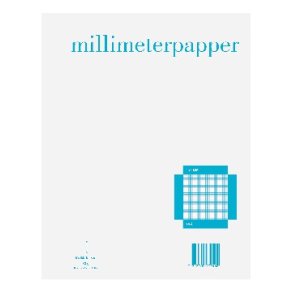 Milimeterpapir A4 1x1mm bl 50 ark