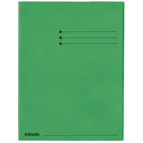 3-klap mappe Rainbow karton A4 grn