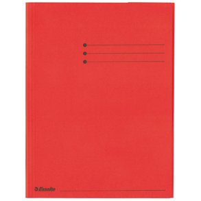 3-klap mappe Rainbow karton A4 rd