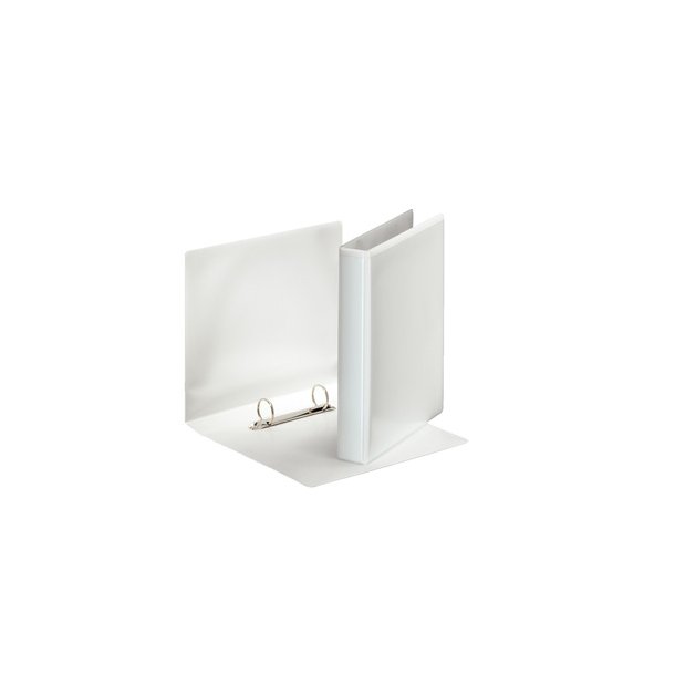 Panorama Indstiksringbind A5 m/ 2 lommer PP 2DR - 38mm, Hvid