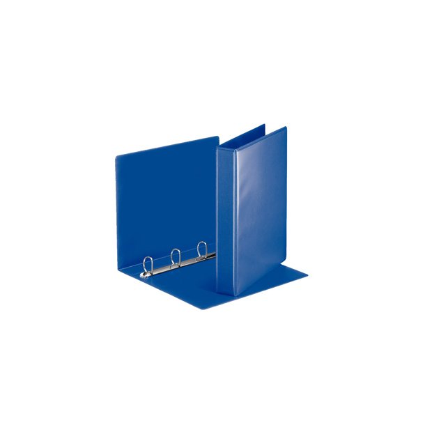 Panorama Indstiksringbind A4 m/ 2 lommer PP 4DR - 51mm, Bl�