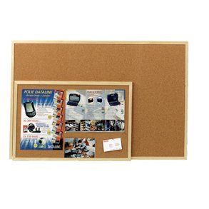 Opslagstavle kork m/trram konomi 40x60