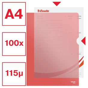 Omslag 115my PP pr�get A4 r�d (100)