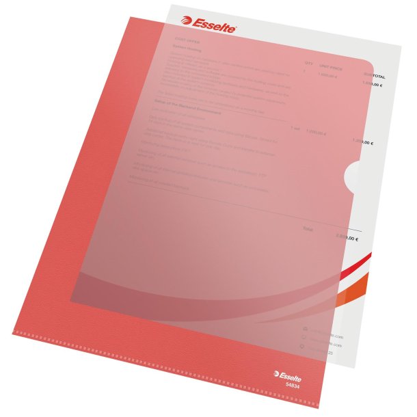 Omslag 115my PP pr�get A4 r�d (100)