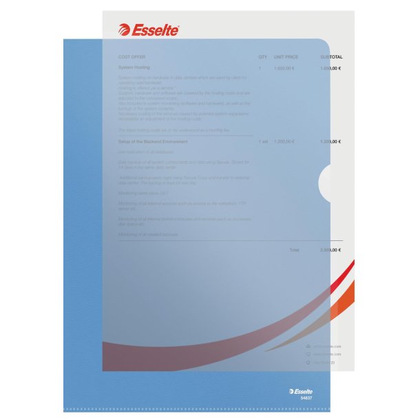 Omslag 115my PP pr�get A4 bl� (100)